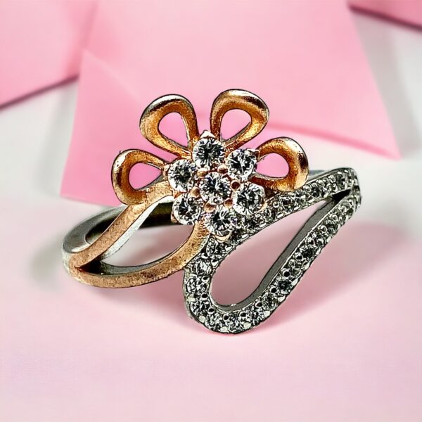 Rose Gold Finished New Design RIng - Image 4