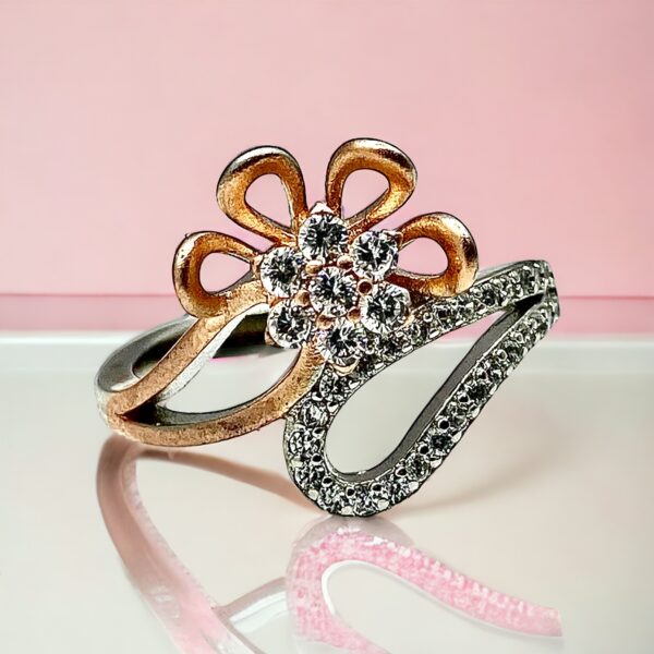 Rose Gold Finished New Design RIng