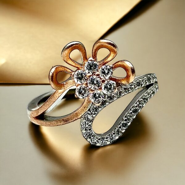Rose Gold Finished New Design RIng - Image 3