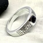 Black Zircon Ring With Micro Zircon Stone Ring - Image 5