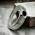 Black Zircon Ring With Micro Zircon Stone Ring - Image 4