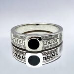 Black Zircon Ring With Micro Zircon Stone Ring - Image 2