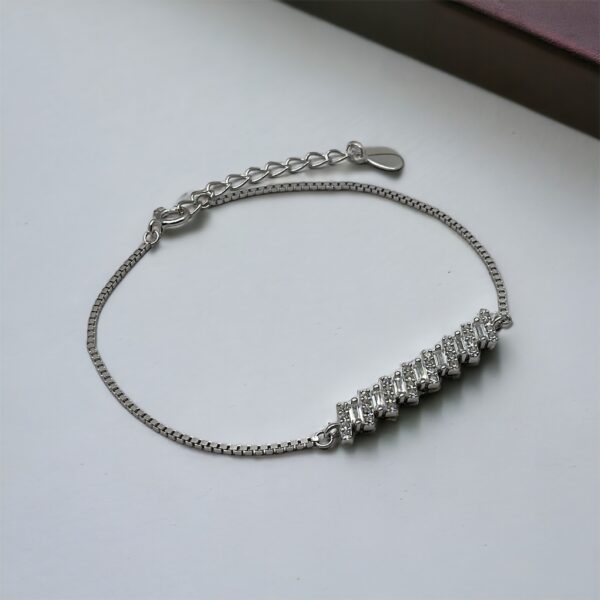 Sterling Silver Snowflake Bracelet - Image 2