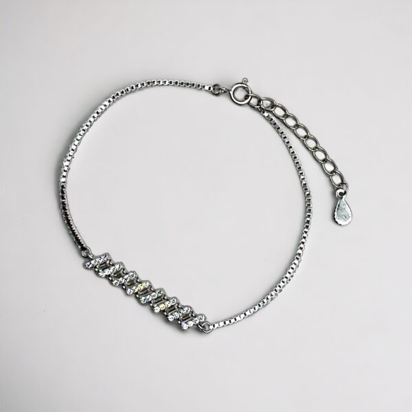 Sterling Silver Snowflake Bracelet - Image 3
