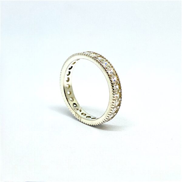 BAND RING WITH AAA STANDARD ZIRCON DIAMOND - Image 4