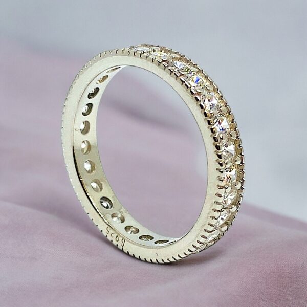 BAND RING WITH AAA STANDARD ZIRCON DIAMOND - Image 2