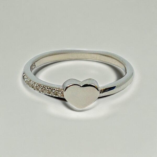 HEART RING WITH DIAMOND - Image 3