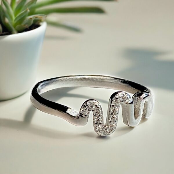 Serenity Sparkle Zircon Ring - Image 2