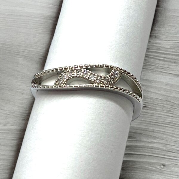 Ocean Wave 92.5 Sterling Silver ring - Image 2