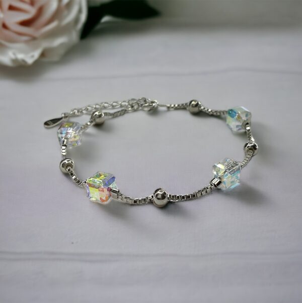 Radiant Charm Diamond Accent Bracelet - Image 2