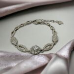 Sparkling Elegance Sterling Silver Diamond Bracelet - Image 3