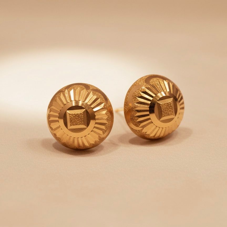 Button Tops Gold 22k916 | SANJ